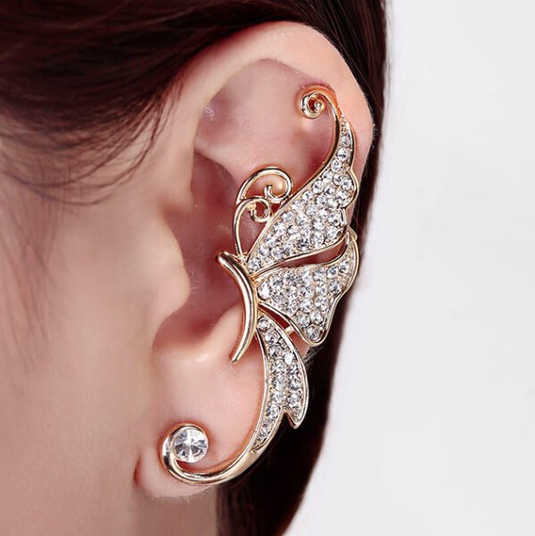 Butterfly Ear Cuff Earring - Clip on